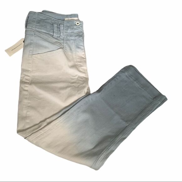 Anthropologie High-Rise Dip-Dyed Slim Jeans - Picture 4 of 6